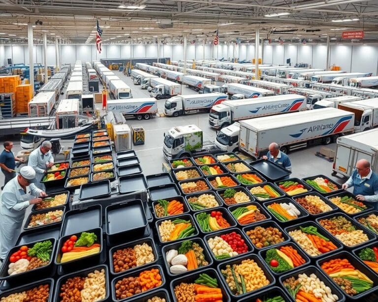 Wie organisiert ein Airline-Cateringlogistiker Abläufe?
